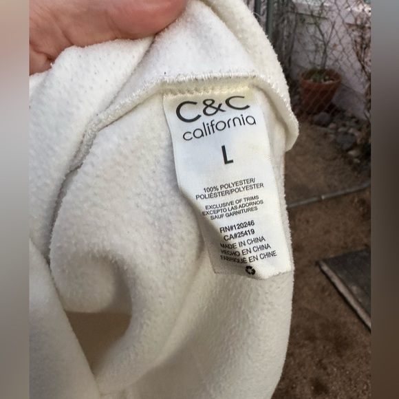 C & C California fleece pullover - Picture 6 of 8